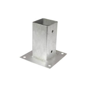 Kotwa ogrodowa podstawa 200x136/4,0 Czarna regulow